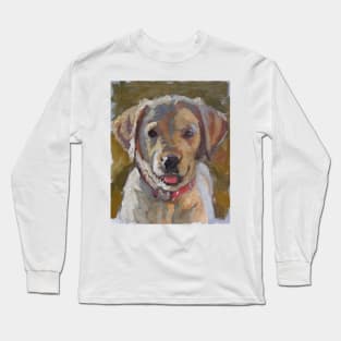 Puppy Smiling Long Sleeve T-Shirt